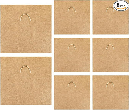 Zubebe 8 Pcs 2 ft x 2ft Worm Blanket Farm Kit Worm Bin Blanket Worms for Composting Fits Many Bin Bag for Keeping Worms Dark Moist Warm Outdoor Garden Compost Bin Farm Compost Factory