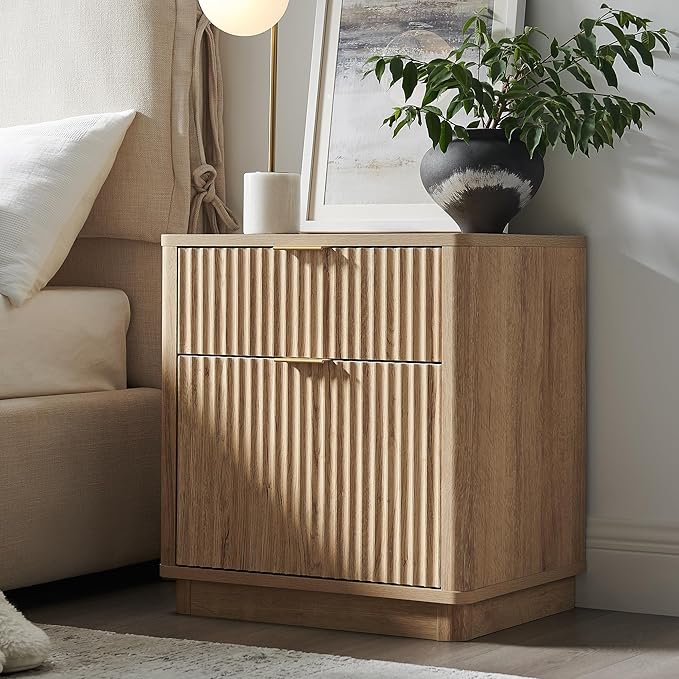 T4TREAM 23'' Fluted Nightstand