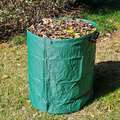 CAMPFIRE 3 Pack 72gallon Garden Waste Bags (H30, D26 Inches) With Handles, Heavy Duty Leaf Bags, Reusable Lawn Garden Bags And Yard Waste Bags, Suitable For Leaf Collectors