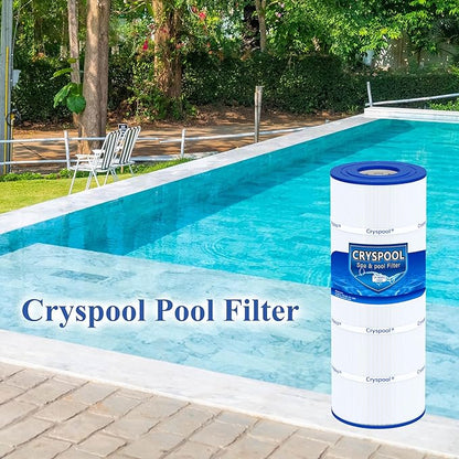 Cryspool® 08055 Filter Compatible with Hayward C1200, CX1200RE, PA120, C-8412, Ultra-B2, FC-1293, Clearwater II 125, 817-0125N, 120 Sq. Ft Pool Filter Cartridge, 1 Pack