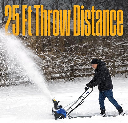 Westinghouse WSnow18 48V Cordless Snow Blower 18 Inch Kit, Steel Auger, LED Light, 1200W Brushless Motor, 25ft Throwing Distance, Plows 650lbs/min, Compatible with Snow Joe Batteries