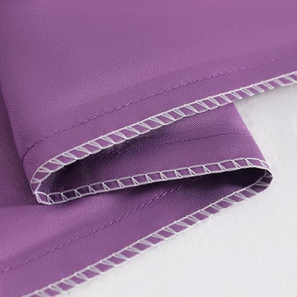 NTBAY Zippered Silk Satin Toddler Pillowcases - 2 Pack Hidden Zipper 13x18 Pillowcases - Luxury and Silky Baby Travel Pillow Covers, Purple