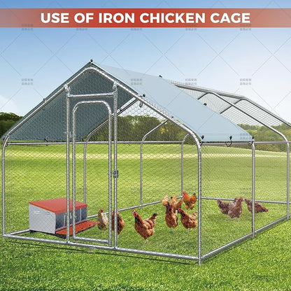 4-Hole Chicken Nesting Box, Roll Away Nest with Removable Tray, Easy Egg Collection & Cleaning, Wall-Mount Nesting Boxes for Hens, Chicken Coop - Orange
