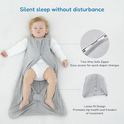 TotAha Sleep Sack 0-3 months 3 Pack, Buttery Soft Newborn, Infant Sleeping Bag for Girls, Light Baby Wearable Blanket, 0.5 TOG