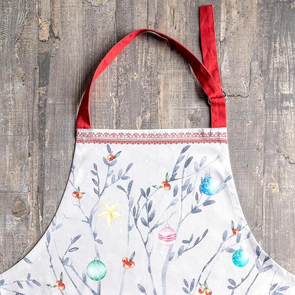 Maison d' Hermine 100% Cotton Apron for women with Pocket Kitchen Chef Apron for Men Cooking Easter Decorations