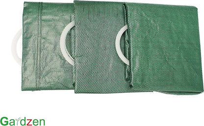 Gardzen 32&40&72 Gallon Yard Waste Bags, Reusable Heavy Duty Collapsible Garden Leaf Bags with Plastic Ring, Stand-Up Yard Waste Bin for Leaves, Lawn Debris & Grass Clippings