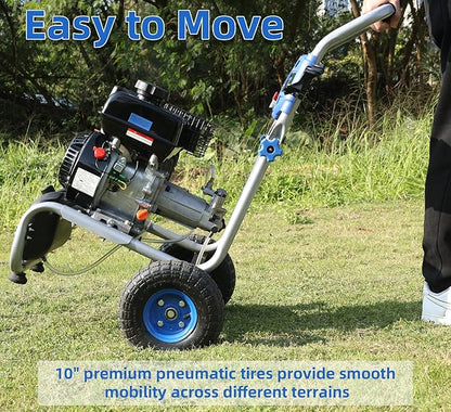 Gas Pressure Washer, 3500PSI Gas Power Washers 209CC 2.3GPM High Pressure Washers with 25FT Hose, 4 Quick-Connect Nozzles, Soap Tank, Axial Pump, Portable Pressure Washer Gas Powered for Car