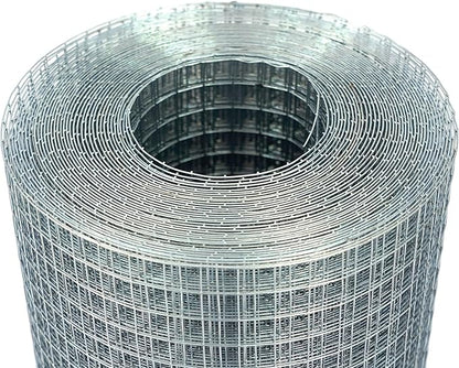 GANGHAO Hardware Cloth 19 Gauge 1/2 inch 16 x 50 ft, Chicken Wire Mesh Roll, Wire Fencing, Wire Fence Roll, Galvanized Wire Mesh, Guard Mesh