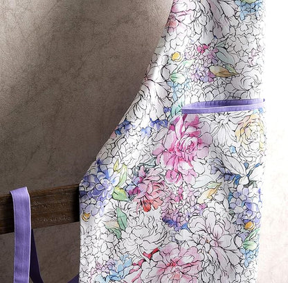 Maison d' Hermine 100% Cotton Apron for women with Pocket Kitchen Chef Apron for Men Cooking Easter Decorations